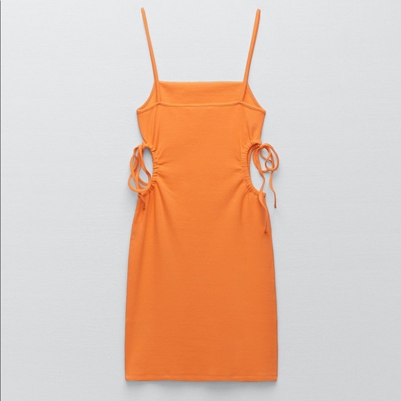 ZARA CUT OUT RIB DRESS - Picture 2 of 10